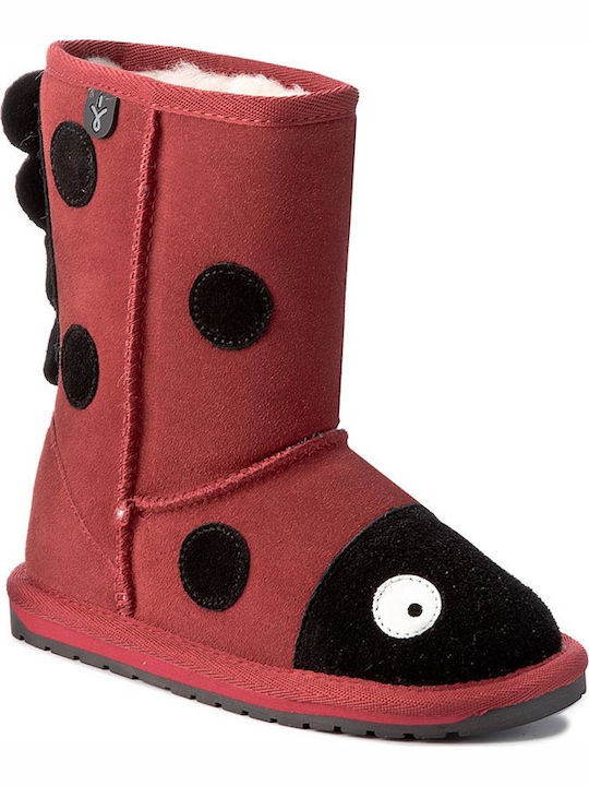 Shoes Lady Bird Kids Snow Boots Red