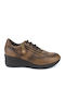 Ragazza Damen Sneakers Tabac Braun