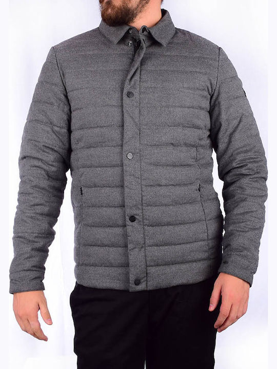 Scotch & Soda Herren Winter Jacke Puffer Gray