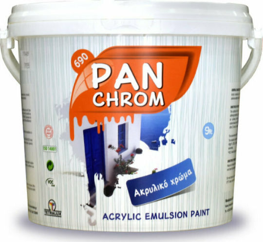 Tetralux Panchrom Plastic Acrilyc Paint for Exterior Use White 750ml