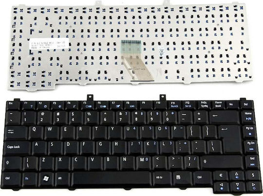 Keyboard for Aspire 5000 with Frame English (UK) Black