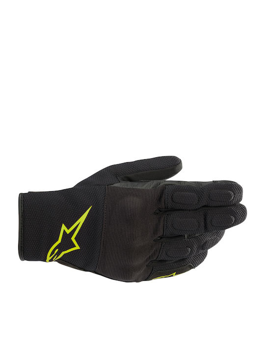 Alpinestars Stella S Max Drystar Iarna Bărbați Mănuși Moto Impermeabil Negru/galben