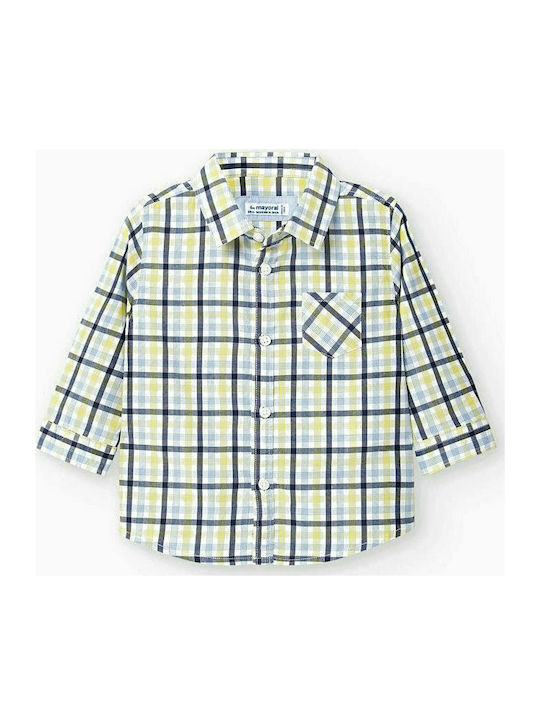 Mayoral Kids Checked Shirt Multicolour