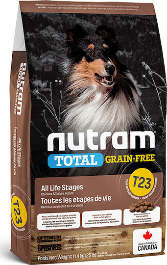 T23 Total Grain-Free 11.4kg Dry Dog Food Grain-Free with Turkey and Chicken