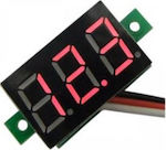 #42608 DC 0-100V 0.36″ VOLTMETER (RED)