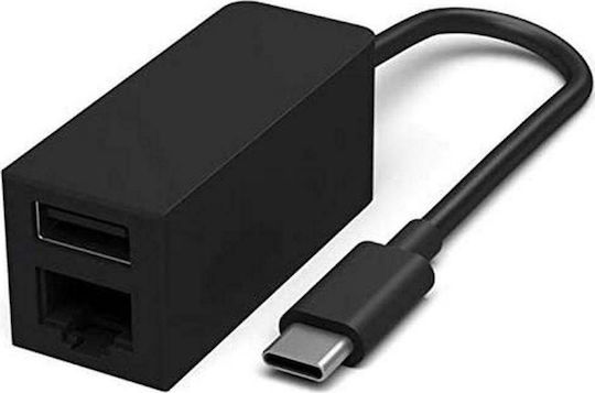 Microsoft JWM-00004 USB Netzwerkadapter mit Verkabelter Ethernet Verbindung