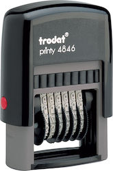 Trodat 4846 Rectangular Self-Inking Number Stamp