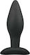 Easytoys Πρωκτική Σφήνα Medium Black 12cm