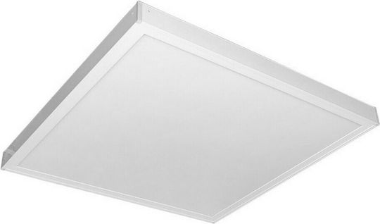 Adeleq Square Outdoor LED Panel 50W with Warm White Light 3000K 60x60cm