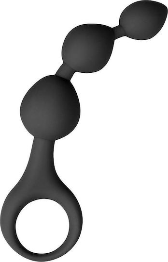 Easytoys Triple Teaser Anal Perlen Schwarz 15.5cm