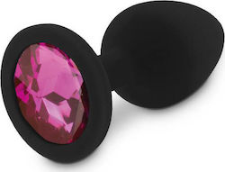Relaxxxx Sex Toys Silicon Plug Soft Touch Medium Анална тапа Medium Черна 8см