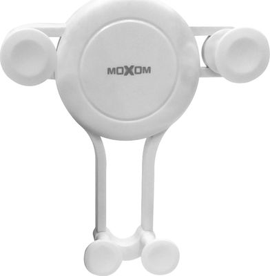 Moxom Mobile Phone Holder Car Double-Grip White with Adjustable Hooks White