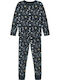 Name It Παιδική Πιτζάμα Χειμωνιάτικη Βαμβακερή Navy Μπλε