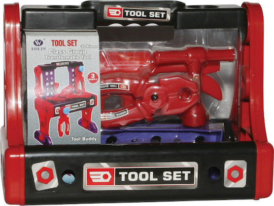 Kids Workbench Tools on Bench for 3+ Years Old