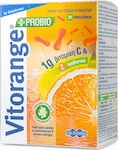 Uni-Pharma Vitorange 1gr + Probio Vitamină pentru Energie & Imunitate 1000mg 20 pliculețe