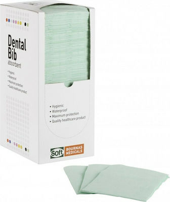 Bournas Medicals Prosop Dentar Verde 2ply + 1ply cu distribuitor 500buc