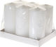 Iliadis Decorative Candle White 3000gr 6pcs