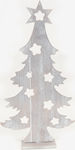 Paper Christmas Decorative Wood Tree 30cm Beige