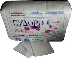 Εύδωρο Napkin 1-Ply White 33x33cm 750pcs