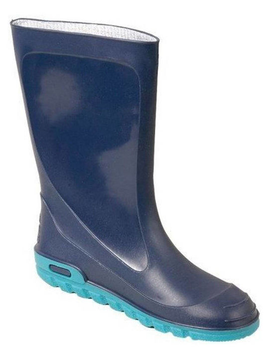 Ergo Unisex Arbeits-Sicherheitsgummistiefel in Blau, kniehoch, mit WR-Zertifizierung