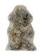 Tapicap Sheepskin Χαλί Ορθογώνιο Γούνινο Black Tips 120x200cm