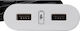 Kopp VersaPICK Χωνευτή Πρίζα με 2 Θύρες USB Ασημί