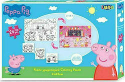 Kinderpuzzle Peppa Pig für 6++ Jahre 24pcs Luna