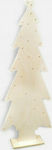 Christmas Decorative Wood Tree 74cm Beige