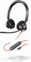Plantronics Blackwire 3320 On Ear Multimedia Headphone with Microphone USB-A Plantronics Blackwire 3320 On Ear Multimedia Headphone with Microphone USB-A