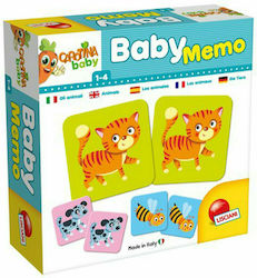 Παιδικό Puzzle Carotina Baby Memo Animals για 1+ Ετών 24pcs Lisciani Giochi