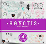 Agnotis Tape Diapers Baby No. 4 for 7-18 kgkg 22pcs