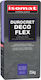 Isomat Τσιμεντοκονία Durocret Deco Flex Λεπτόκοκκη, Ρητινούχα Πατητή Τσιμεντοκονία για Δάπεδα, Τοίχους & Χτιστά Έπιπλα(Λευκο) 25kg