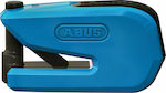 Abus Granit Detecto SmartX 8078 Motorrad-Bremsscheibenschloss mit Alarm Blau Farbe