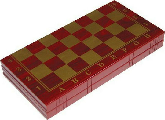 Next Backgammon/Schach /Dame aus Holz 40x40cm