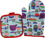 Keskor Oven Mitt and Pot Holder Set