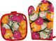 Keskor Oven Mitt and Pot Holder Set 2pcs