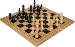 Schach aus Holz mit Schachfiguren 30x30cm