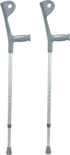 Medical Brace Ellbogen-Batterie Gehstütze Grau 2 Stück MB/02