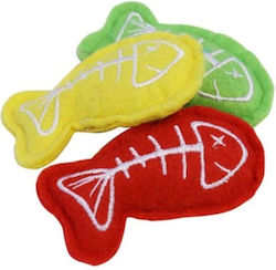 Happypet Catch Of The Day Cat Toy with Catnip with Catnip 3 pieces 3pcs