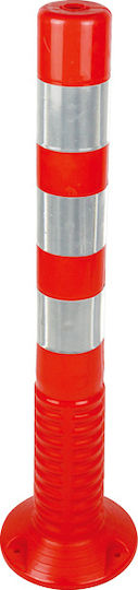 Inox Kiss Κολωνάκι Σήμανσης Εύκαμπτο σε Πορτοκαλί Χρώμα με Ύψος 75εκ.
