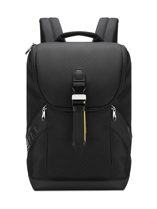 Tigernu T-B3962 Men's Fabric Backpack Antitheft with USB Port Black