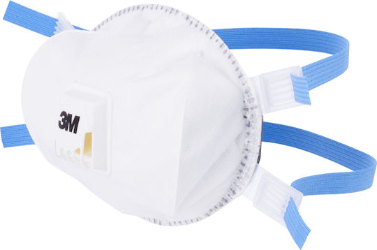 3M 8825+ Disposable Protective Mask FFP2 with Valve White 1pcs