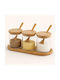 Wooden Tabletop Spice Jar Spice Jar Wooden