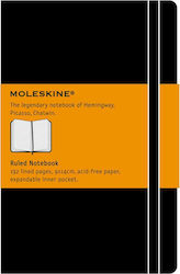 Moleskine Notebook Ruled with Elastic Black