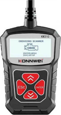 Konnwei Instrument de diagnosticare auto Digital OBD 2 cu Cablu