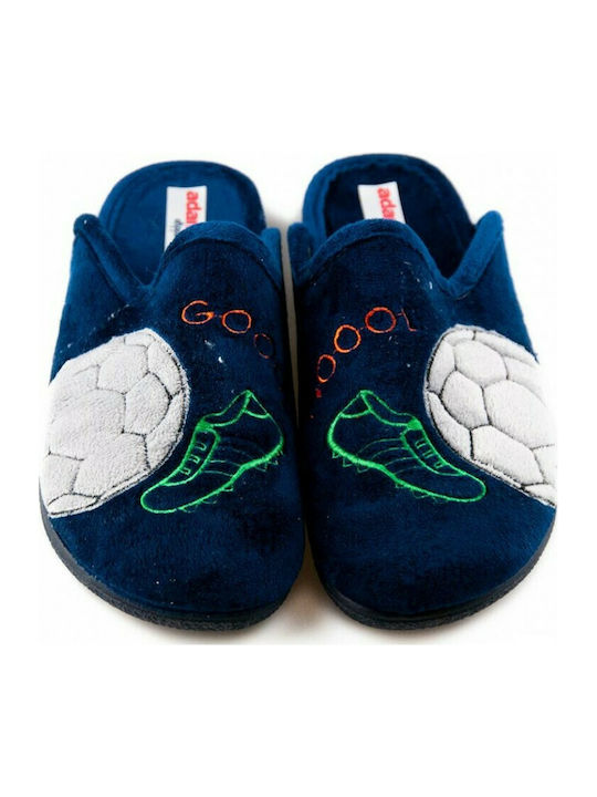 Adam's Shoes Kids Slipper Blue Πνατόφλες 1-39