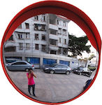 Inox Kiss Traffic Mirror Red