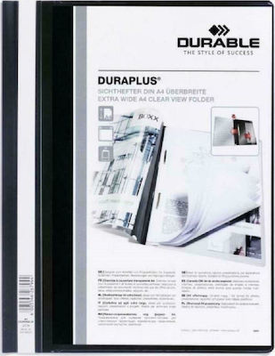 Durable Ντοσιέ με Έλασμα για Χαρτί A4 Μαύρο Duraplus 2579