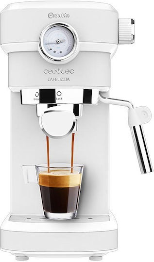 Cecotec Cafelizzia 790 Pro Μηχανή Espresso 1350W Πίεσης 20bar Λευκή