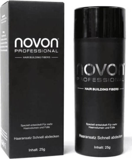 Novon Professional Ίνες Κάλυψης Αραίωσης Μαλλιών Hair Building 25gr
